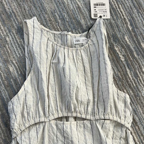 Zara girls bundle of clothes size 13-14 Dress, crop top, dress pants, sweatpants - Picture 6 of 9